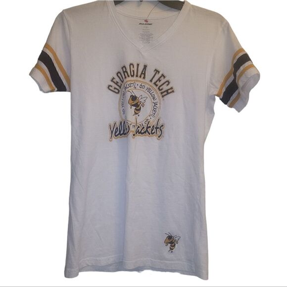 Georgia Tech Go YellowJackets Pro Edge T-Shirt Women's  LG - Picture 1 of 2